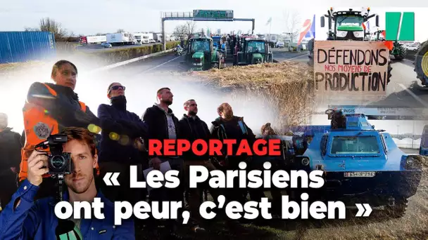 Sur l'A6, on a suivi le début du « siège de Paris » avec les agriculteurs