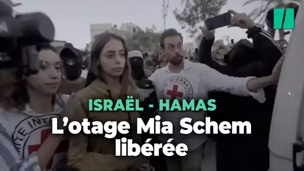 L'otage franco-israélienne, Mia Schem, remise à la Croix Rouge