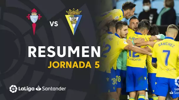 Resumen de RC Celta vs Cádiz CF (1-2)