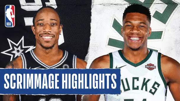 SPURS at BUCKS | SCRIMMAGE HIGHLIGHTS | July 23, 2020