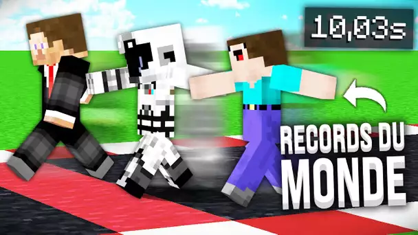 JE BAT DES RECORDS DU MONDE DANS MINECRAFT ?!