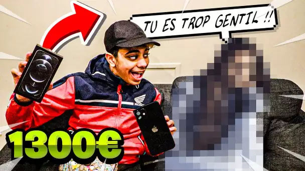 MOMO FAIS CROIRE A MA FEMME QU'IL LUI OFFRE L'IPHONE 12 PRO MAX !!