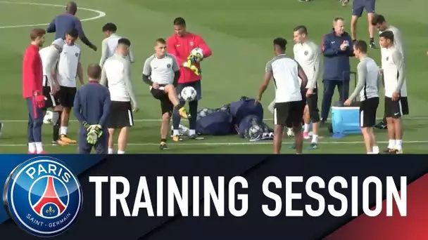 Paris Saint-Germain training session ANDERLECHT vs PARIS SAINT-GERMAIN