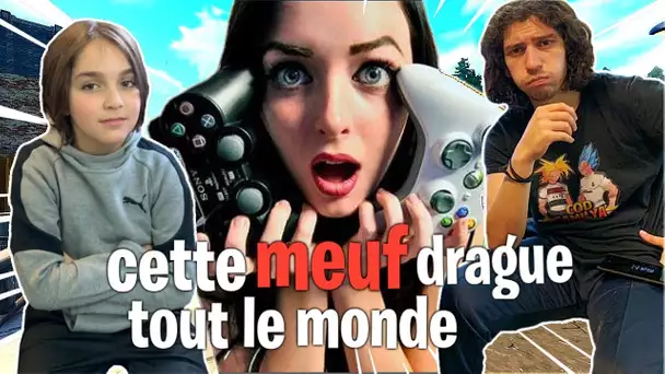 UNE FILLE DRAGUE TOUS LES MECS SUR FORNITE BATTLE ROYALE !