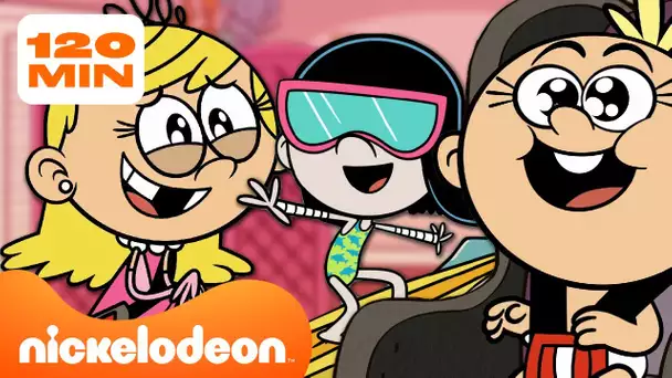 Les petites sœurs de Bienvenue chez les Loud | 2 HEURES de moments les plus drôles ! 🤣 | Nickelodeon