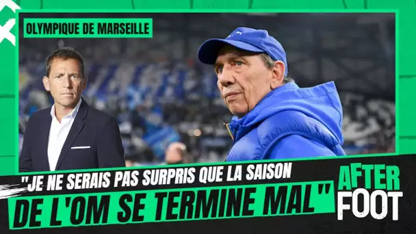 OM : "Je serais très surpris que la saison se termine bien à Marseille" se préoccupe Riolo