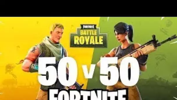 NOUVEAU MODE DE JEU SUR FORTNITE : 50 VS 50 !