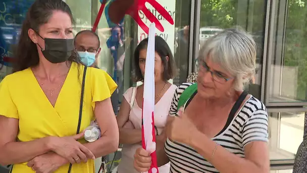 Hôpital Annecy-Genevois : mobilisation contre le pass sanitaire
