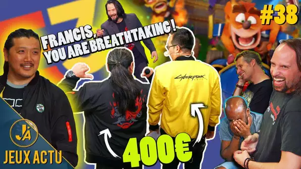 Les vestes Cyberpunk à 400€, Crash Team meilleur que Mario Kart? Un E3 2019 mauvais? - JEUXACTU #38