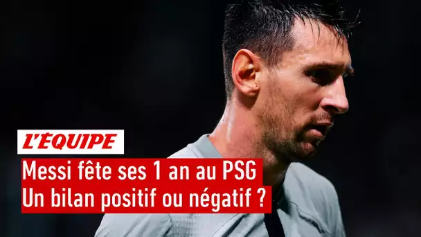Un an après son arrivée, le bilan de Messi au PSG est-il positif ou négatif ?