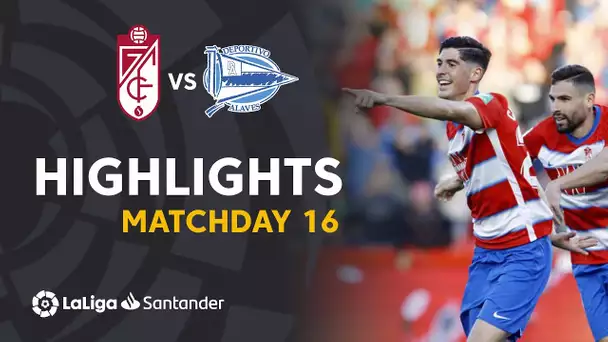 Highlights Granada CF vs Deportivo Alaves (3-0)