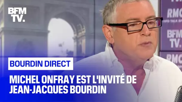 Michel Onfray face à Jean-Jacques Bourdin en direct