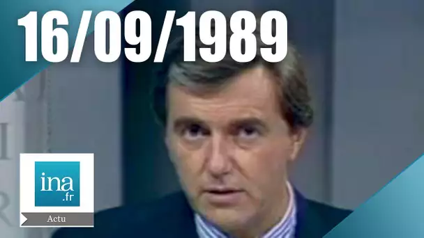 20h Antenne 2 du 16 septembre 1989 : L'agression de Robert Faurisson à Vichy | Archive INA