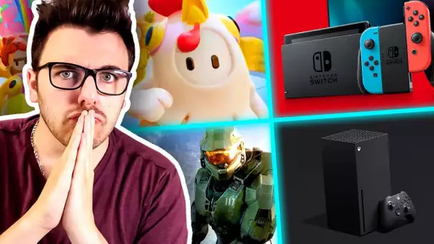 Nouvelle console Nintendo Switch ! Xbox en Galère, Halo Infinite annulé ? Fall Guys cartonne !