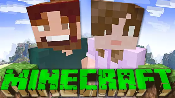 NOTRE PREMIÈRE SURVIE SUR MINECRAFT ! SURVIE MINECRAFT GUILLAUME & KIM