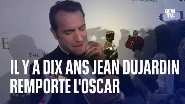 Il y a dix ans Jean Dujardin remporte l'Oscar du meilleur acteur