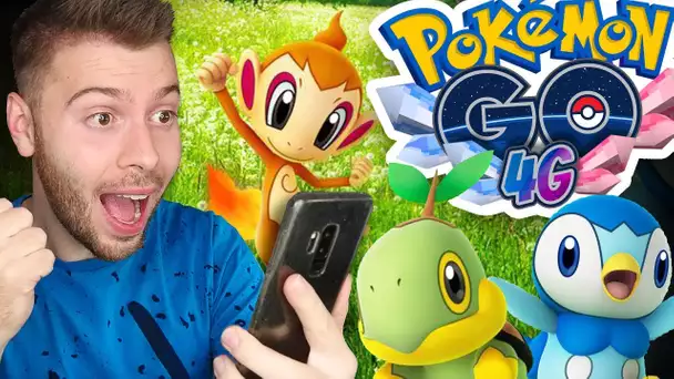 PREMIÈRE CHASSE POKEMON GO 4EME GENERATION !! 20 POKEMON DE SINNOH !