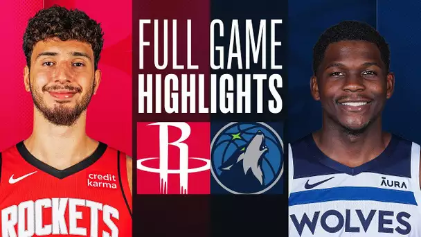 ROCKETS at TIMBERWOLVES | FULL GAME HIGHLIGHTS | February 4, 2024