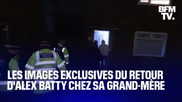 Les images du retour d'Alex Batty chez sa grand-mère, dans la banlieue de Manchester