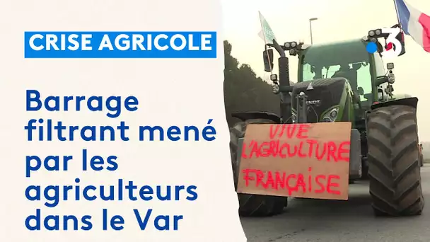 Colère des agriculteurs :  il y avait 300 agriculteurs et 170 tracteurs de tout le Var