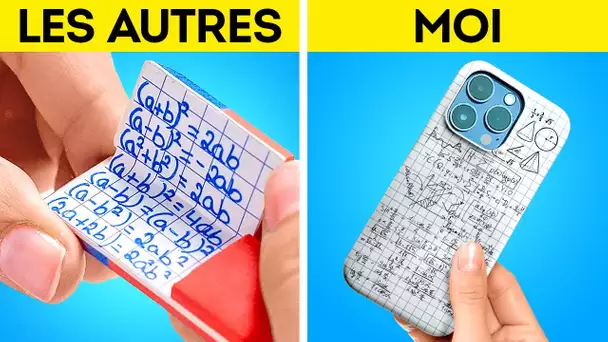 ASTUCES VIRALES POUR L'ÉCOLE ET IDÉES DIY FACILES DE FOURNITURES SCOLAIRES