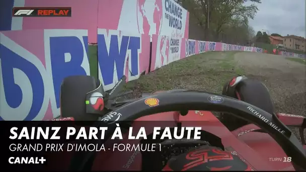Sainz part à la faute - Grand Prix d'Imola - F1