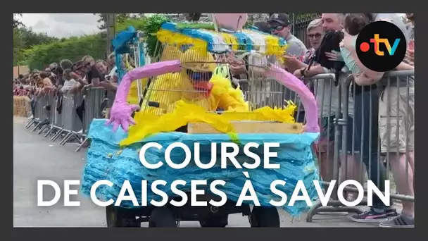 Course de caisses à savon à Cissé dans la Vienne
