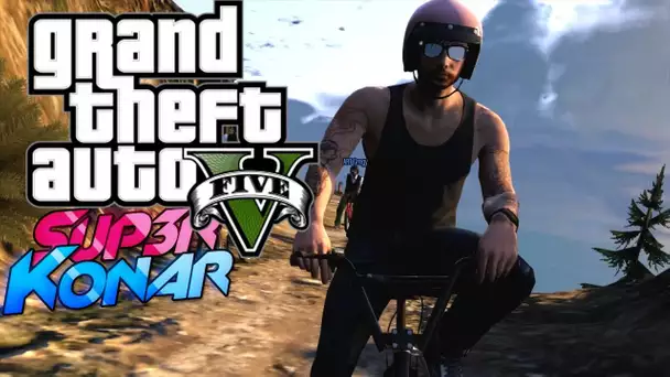 GTA ONLINE - GILET PAN-PAN et BMX EN MONTAGNE