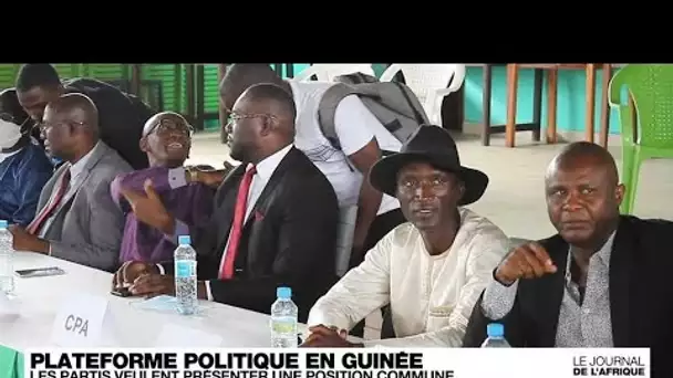 Nouvelle plateforme en Guinée : les partis veulent parler d’une seule voix face à la junte