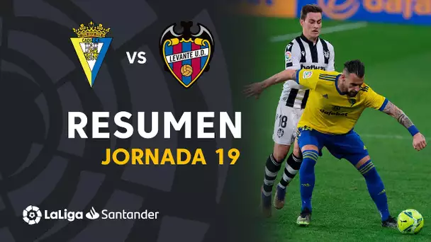 Resumen de Cádiz CF vs Levante UD (2-2)