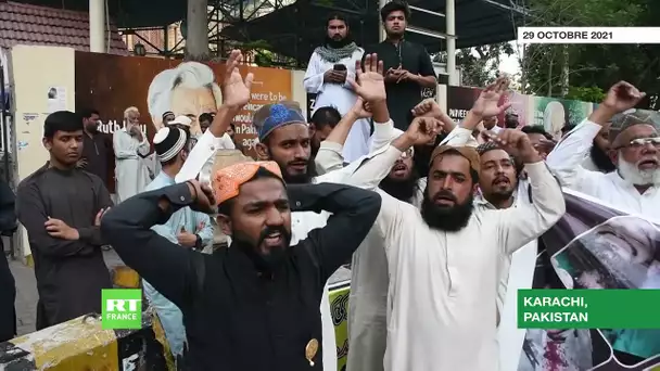 Pakistan : un parti islamiste manifeste pour la libération de son leader et contre la France