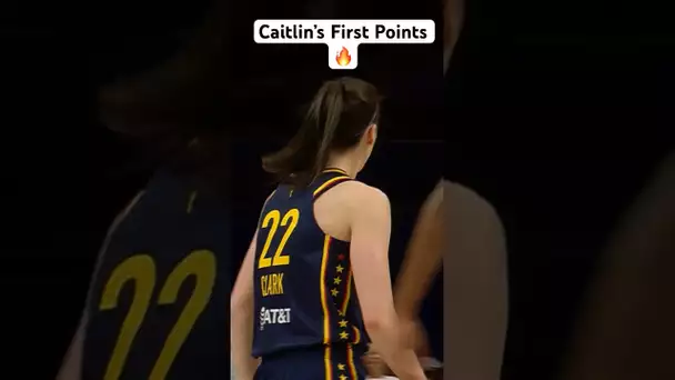 Caitlin Clark’s First WNBA Bucket! 👀🔥| #Shorts