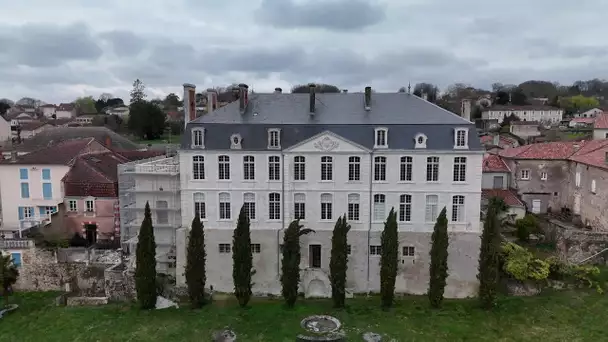 Patrimoine : l'imposant chantier du château de Nontron
