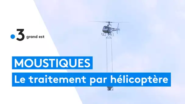 La petite Camargue alsacienne traitée contre les moustiques par hélicoptère