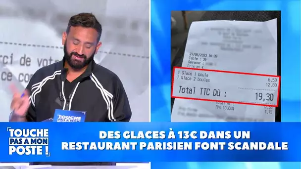 Des glaces à 13€ dans un restaurant parisien font scandale