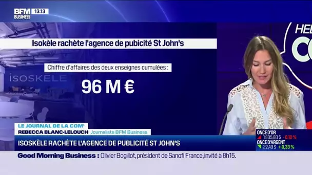 Rachat de l'agence St John's, des économies d'énergie avec des Gifs: le journal de la Com'