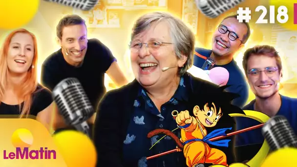 On reçoit Brigitte Lecordier la célèbre voix de Son Goku enfant 😍🌞 | Le Matin #218