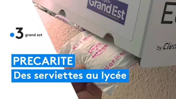 Précarité menstruelle : distributeurs gratuits de tampons et serviettes hygiéniques au lycée