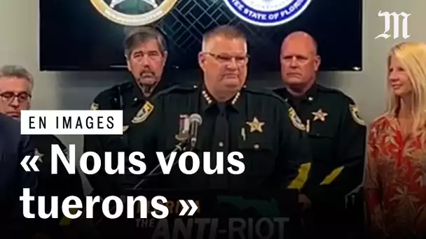 Etats-Unis : un shérif de Floride lance un avertissement aux manifestants