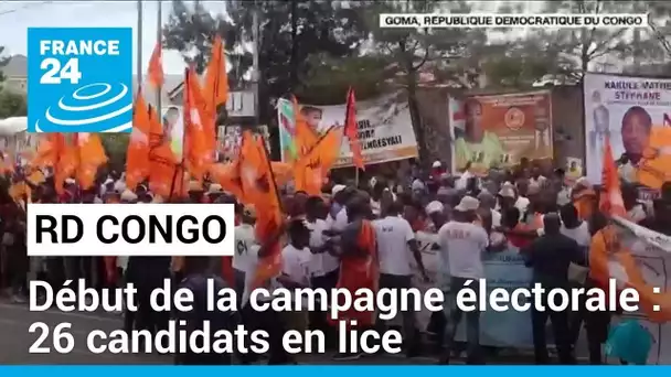 RD Congo : début de la campagne électorale, 26 candidats en lice • FRANCE 24