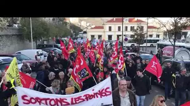 Manifestation à Ajaccio le 10 décembre