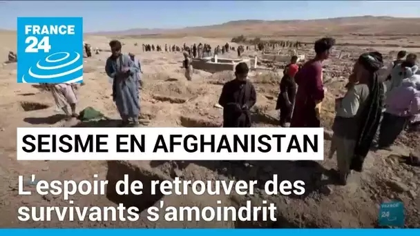 Séisme en Afghanistan : l'espoir de retrouver des survivants s'amoindrit • FRANCE 24