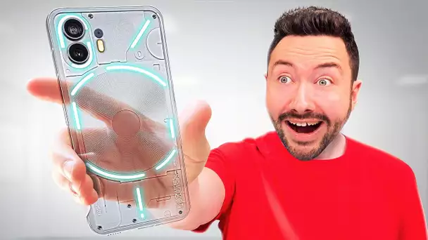 J'ai reçu le nouveau smartphone transparent !