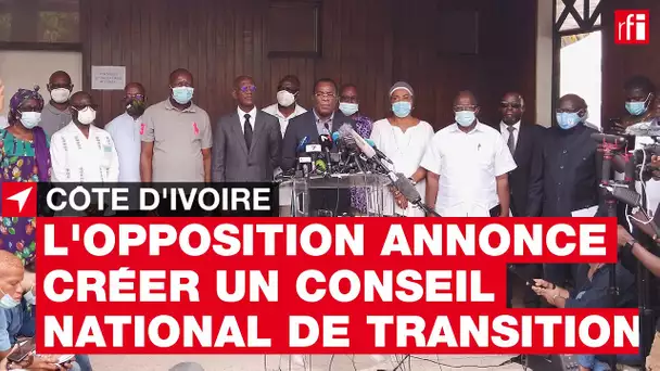 Côte d'Ivoire : l'opposition annonce la création d'un Conseil national de transition