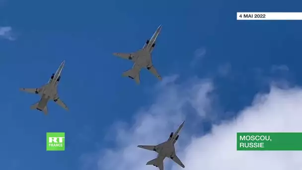 Russie : des avions militaires survolent Moscou lors d'une répétition du défilé de la Victoire
