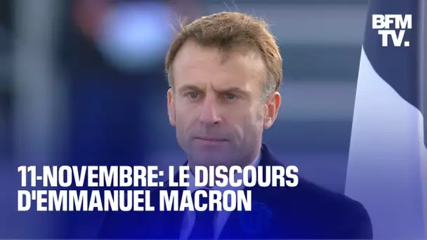 Cérémonie du 11-Novembre: l'intégralité du discours d'Emmanuel Macron sous l'Arc de Triomphe