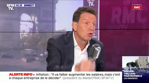Geoffroy Roux de Bézieux est l'invité de Bourdin Direct