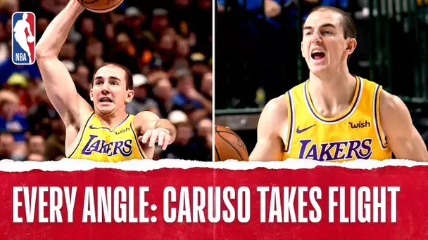 Every Angle Of Alex Caruso's Rim-Rattling Dunk | Nov. 1, 2019