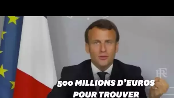 Coronavirus: Macron promet un demi-milliard d'euros pour trouver un vaccin