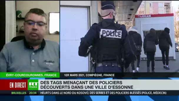 Tags anti-policiers à Vigneux-sur-Seine : le témoignage de Claude Carillo, du syndicat Alliance 91